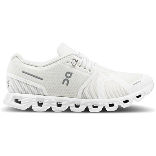 On - scarpe lifestyle - cloud 5 w undyed-white white per donne - taglia 37,38,40 - bianco