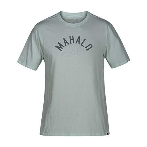 Hurley m kooks ss - maglietta da uomo, uomo, maglietta, aj1746_s, blu (igloo), s