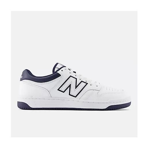 New balance scarpe moda uomo 480 white - navy