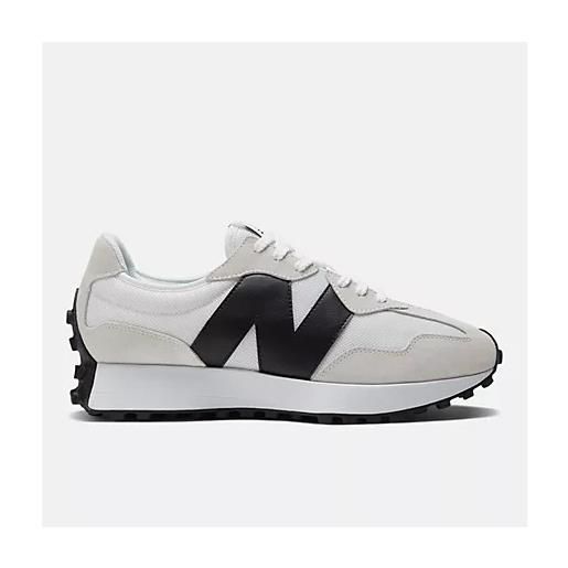 New balance scarpe moda uomo 327 white - black