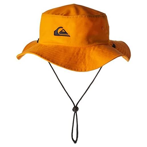 Quiksilver bushmaster-protezione solare da uomo cappello a falda larga, giallo brillante
