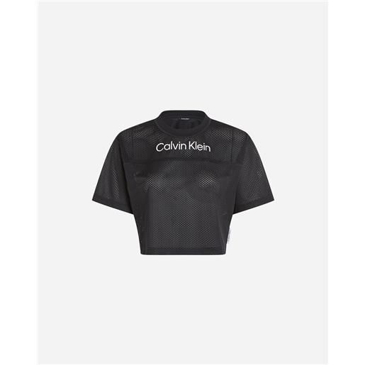 Calvin klein sport mesh big logo w - t-shirt - donna