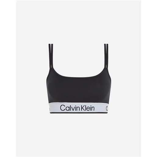 Calvin klein sport elastic logo w - bra training - donna