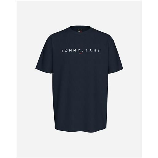 Tommy Hilfiger linear logo m - t-shirt - uomo