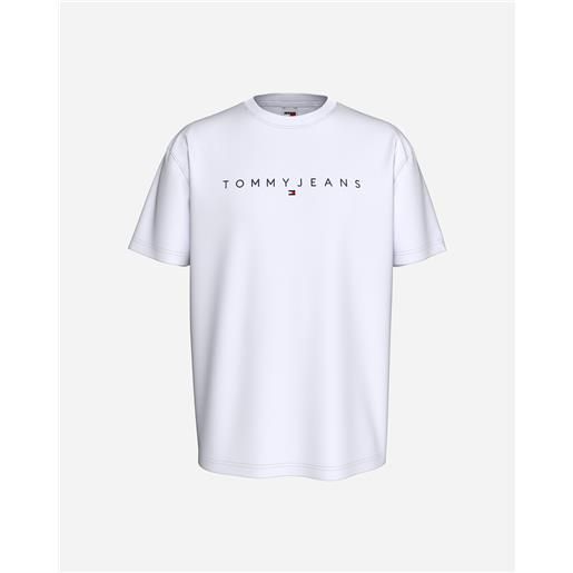 Tommy Hilfiger linear logo m - t-shirt - uomo
