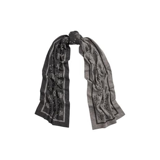 Ralph Lauren lauren Ralph Lauren sciarpa logo scarf 454927149 grigio taglia unica