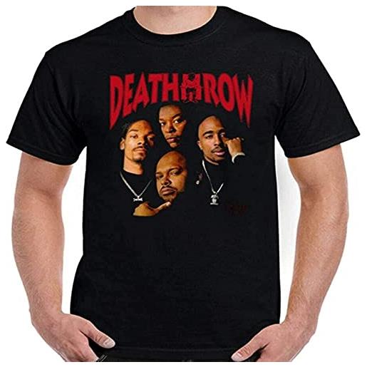 DUCHE death row records logo box - maglietta rovesciata, nero , l