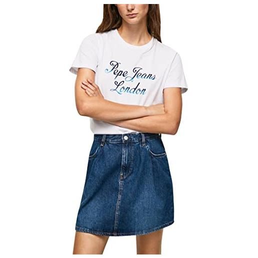 Pepe Jeans mara, t-shirt donna, bianco (white), xl