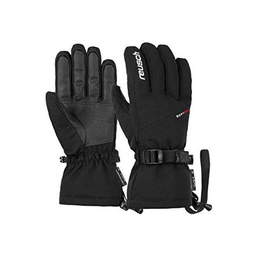 Reusch outset r-tex xt guanti da sci da uomo con cinturino da polso e membrana impermeabile confortevole e caldo, misura 9