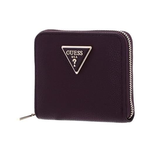 GUESS meridian small zip around wallet amethyst