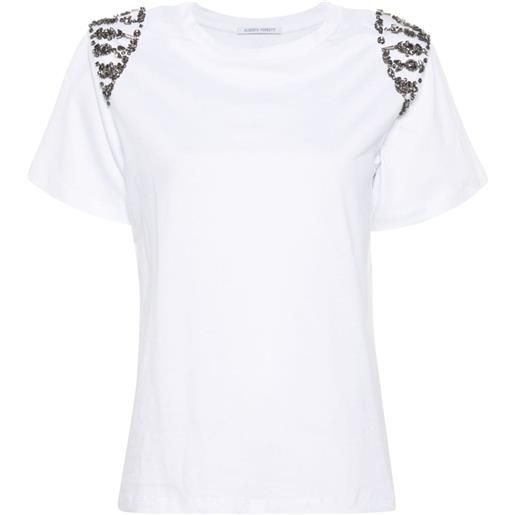 Alberta Ferretti t-shirt con decorazione - bianco