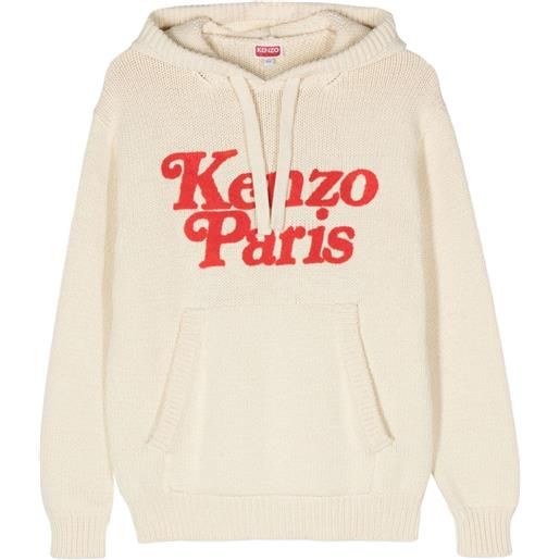 Kenzo maglione con cappuccio Kenzo x verdy - toni neutri