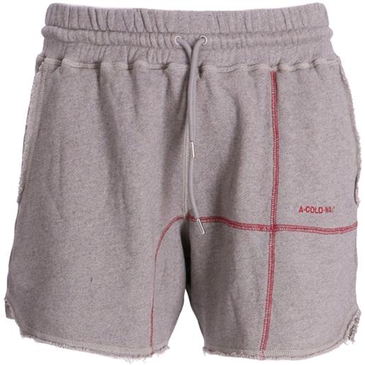 A-COLD-WALL* shorts intersect - grigio