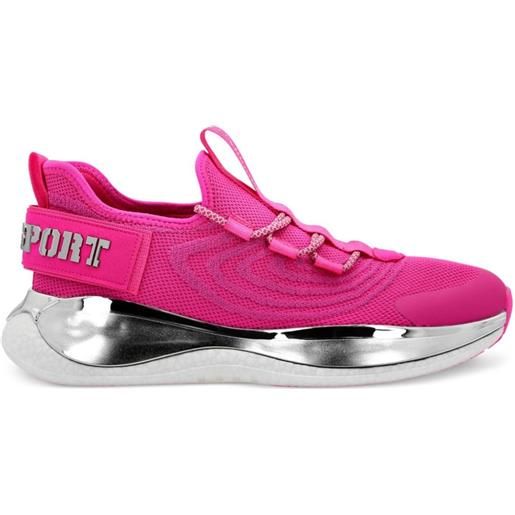 Plein Sport sneakers runner con applicazione - rosa