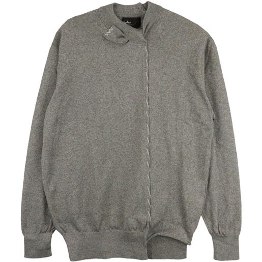 Kolor maglione asimmetrico - grigio