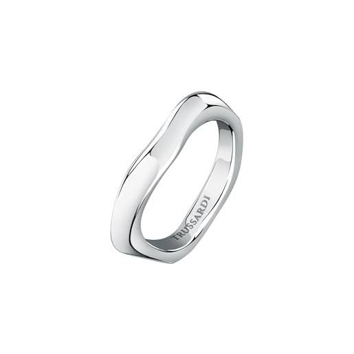 Trussardi t-design anello donna in acciaio - tjaxa08012