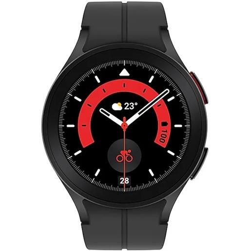 Samsung smartwatch Samsung galaxy watch5 pro 3,56 cm (1.4) oled 45 mm digitale 450 x pixel touch screen 4g nero wi-fi gps (satellitare) [sm-r925fzkaeub]