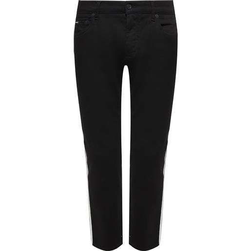 Dolce & gabbana - jeans a righe laterali
