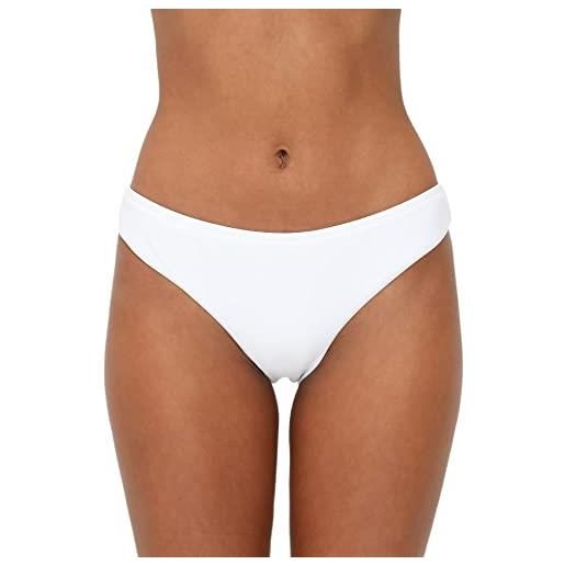 Ferragni chiara ferragni donna bikini bottom 80% pa20% ea a7112 5211 m bianco bianco 0001