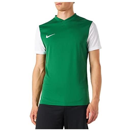 Nike df tiempo prem ii t-shirt, pine green white, l uomo