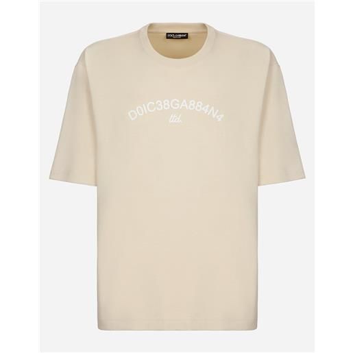 Dolce & Gabbana t-shirt in cotone con logo dolce&gabbana