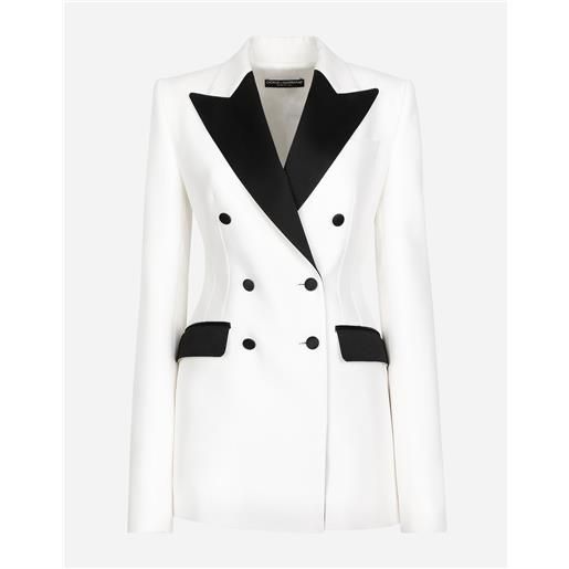Dolce & Gabbana giacca turlington doppiopetto tuxedo in faille