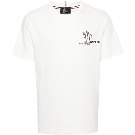 Moncler Grenoble t-shirt con stampa - toni neutri