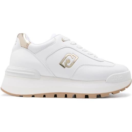 LIU JO sneakers amazing 28 con suola rialzata - bianco