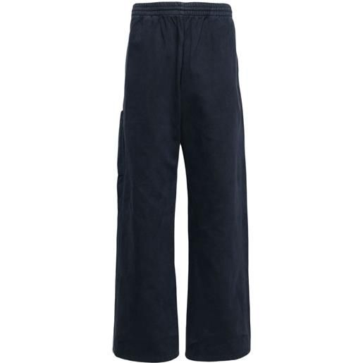 Yeezy pantaloni sportivi con vita elasticizzata - blu