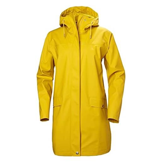 Helly Hansen donna cappotto impermeabile moss, xl, giallo essenziale