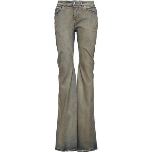 RICK OWENS DRKSHDW jeans bootcut bias in denim