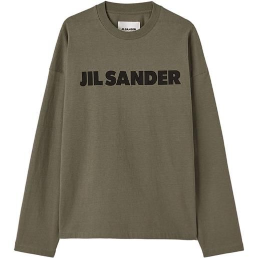 Jil Sander t-shirt con stampa - verde