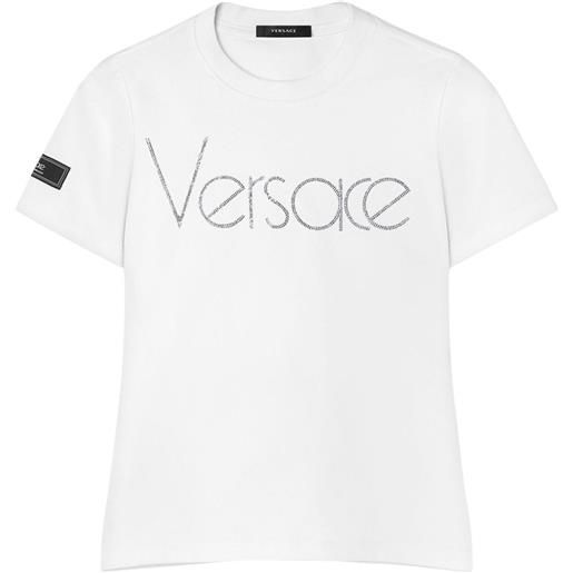 Versace t-shirt crystal 1978 - bianco