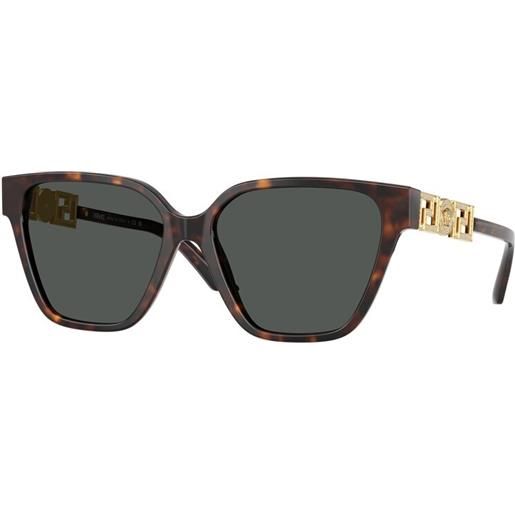 Versace occhiali da sole versace ve4471b 108/87 havana