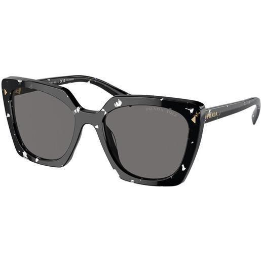 Prada occhiali da sole prada pr 23zs 15s5z1 black crystal tortoi
