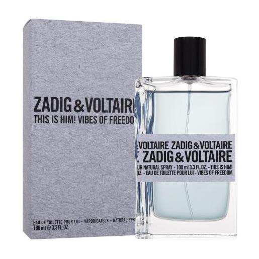 Zadig & Voltaire this is him!Vibes of freedom 100 ml eau de toilette per uomo