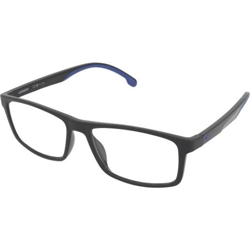 Carrera ca8065/cs d51/5x | occhiali da vista graduati | plastica | rettangolari | nero, blu | adrialenti