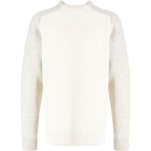 OAMC maglione bicolore - bianco