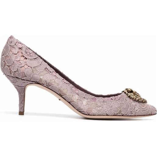 Dolce & Gabbana pumps con applicazione - rosa