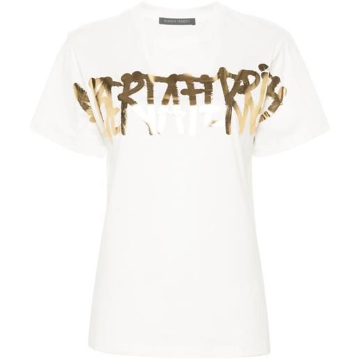 Alberta Ferretti t-shirt con stampa - bianco