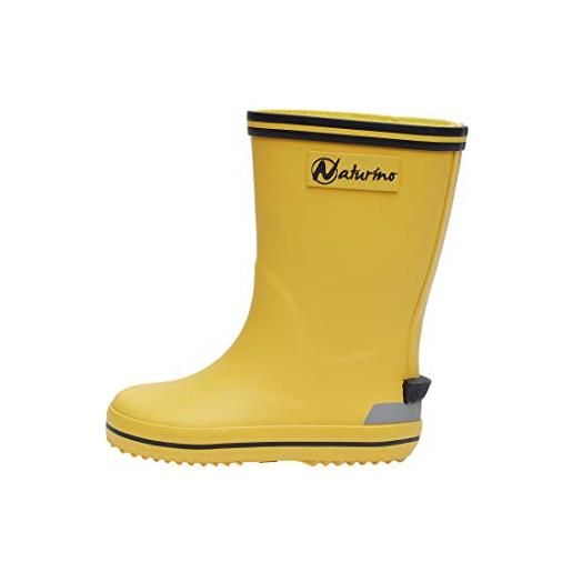 Naturino rain boot. -stivali da pioggia, giallo 26