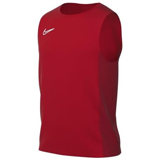 Nike m nk df acd23 top sl sleeveless, wolf grey/black/white, s uomo