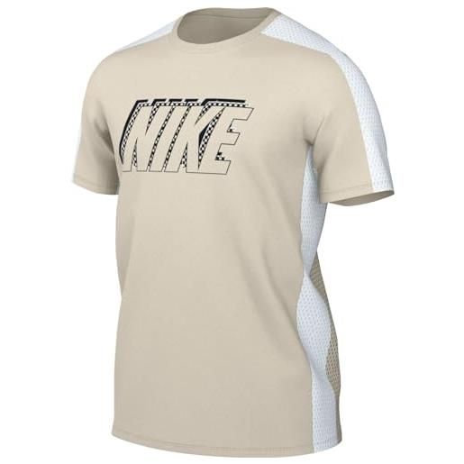 Nike m nk df acd23 ss top gx hbr, lt orewood brn/bianco/nero, xxl uomo