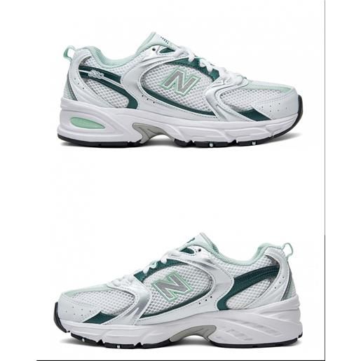 Scarpe sneakers unisex new balance 530 rb bianco verde lifestyle mr530rb