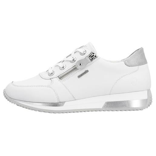 Remonte d0h11, scarpe da ginnastica donna, bianco bianco ice 80, 42 eu