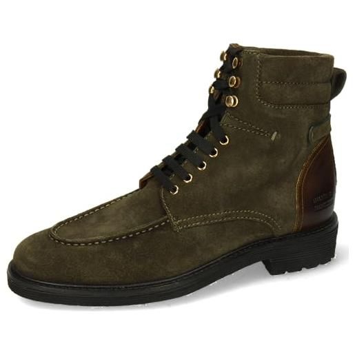 Melvin & Hamilton trevor 55, ankle boot uomo, verde, 46 eu