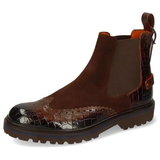 Melvin & Hamilton pierce 26, ankle boot uomo, marrone, 46 eu