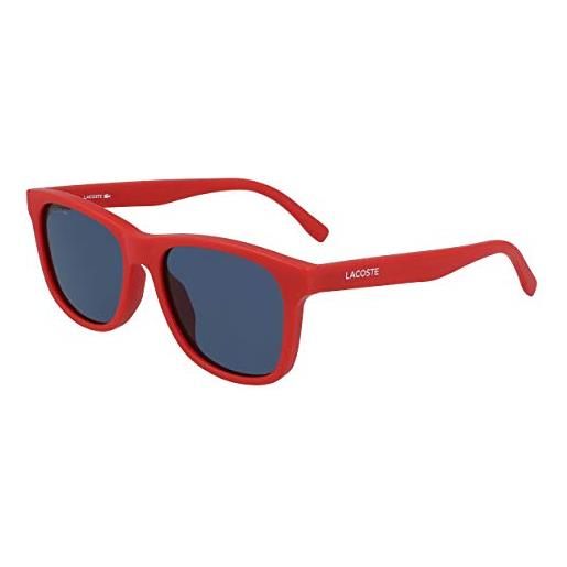 Lacoste eyewear unisex (red) occhiali da sole bambini e ragazzi, rosso, taglia unica