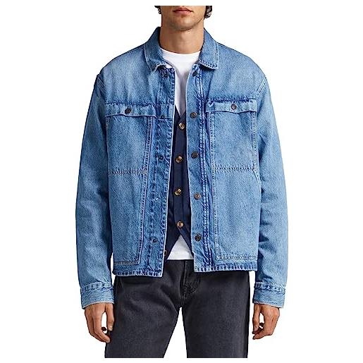 Pepe Jeans dunlop, giacca uomo, blu (denim), l