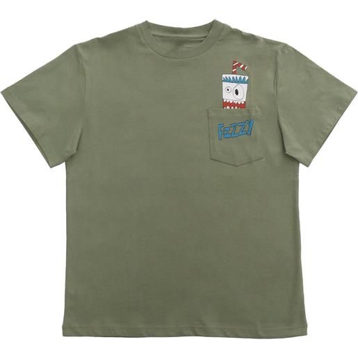 Stella Mc Cartney t-shirt verde militare